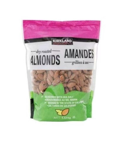 Kirkland Signature Dry Roasted Almonds 1.13kg 烘烤杏仁